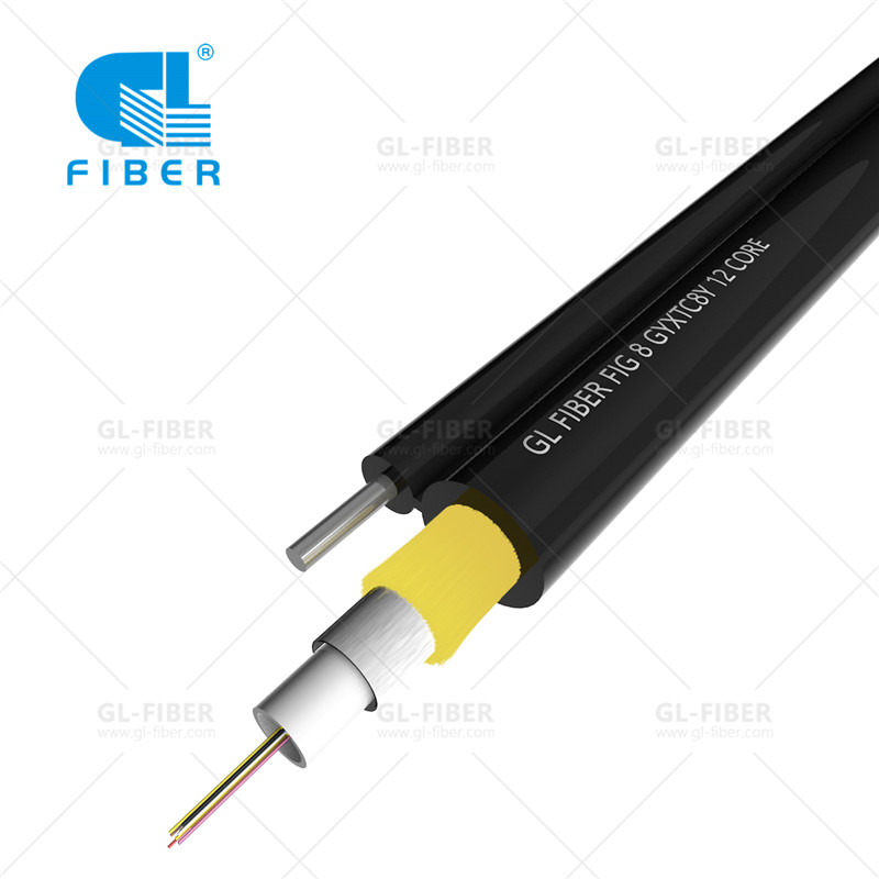 GYXTC8Y Outdoor Aramid Yarn Areial Fiber Optic Cable