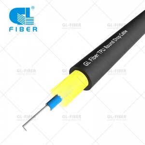 GJFJU(TPU) Round Drop Cable Mini ADSS 3.0mm