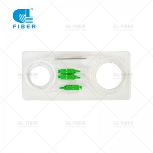 1×2 አ.ማ/APC ማይክሮ አይነት PLC Splitter