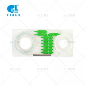 1 × 8 SC APC Micro tip PLC Splitter