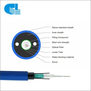 MGXTSV Uni-tube Mining Fire Resistant Fiber Optic Cable