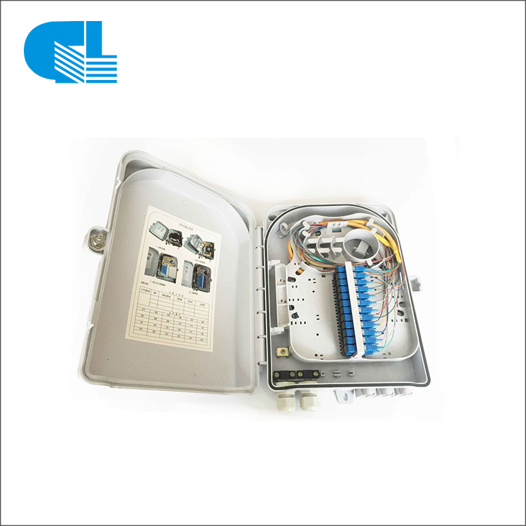 Europe style for Factory-Installed Fiber Fast Connector -
 24 Port Indoor FTTH Optic Fiber Distribution Box – GL Technology