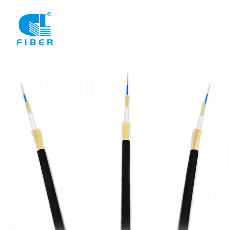 1 Core Tight Buffer Double Jackets Aramid Yarn LSZH Round Drop Cable | GL FIBER