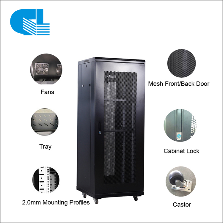 Discount wholesale Semi Dry Core Fiber Optic Cable -
 12/15/18/22/27/32/37/42U Network Cabinet – GL Technology