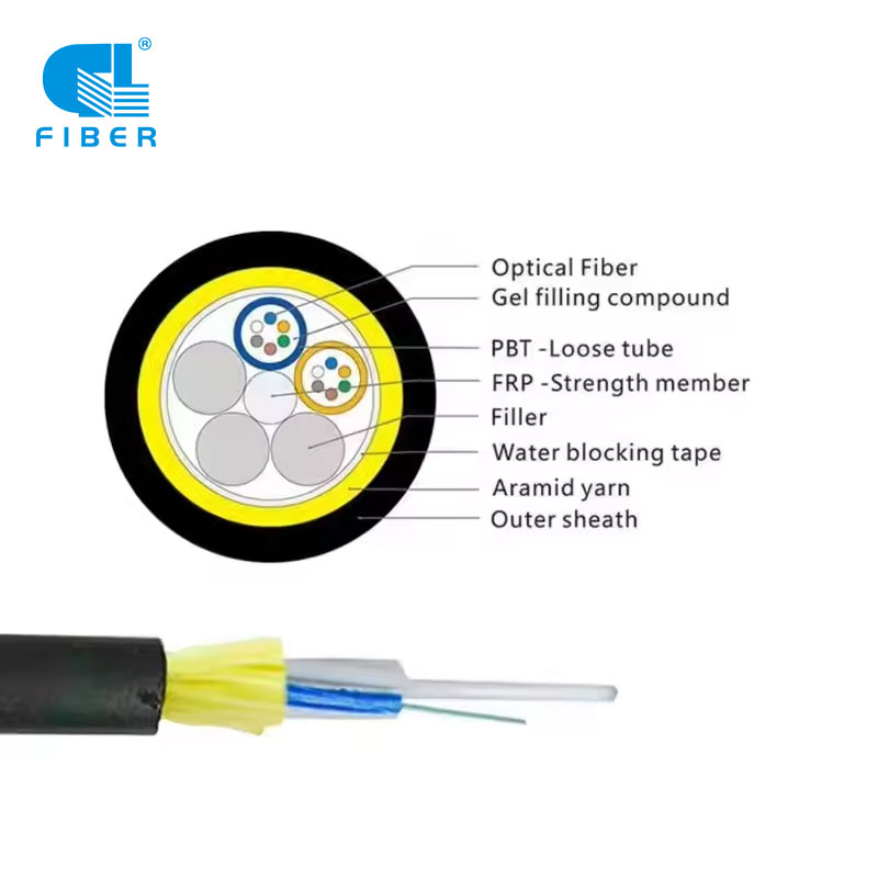 GL FIBER® Hot Selling ADSS Cable for 100m, 120m Span