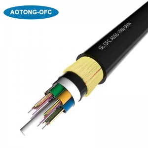Nekovinski vijugasti optični kabel z dvojnim plaščem (ADSS-D)
