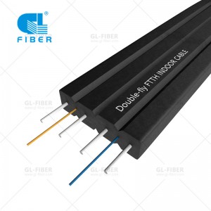 Double-fly FTTH Indoor Cable