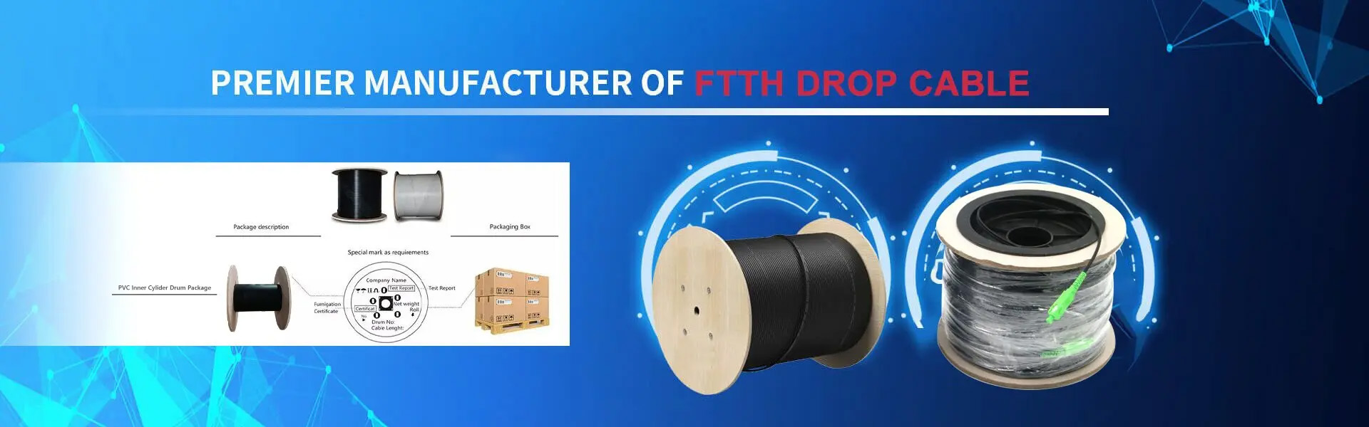 FTTH ጠብታ ገመድ