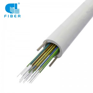 Micro Tube Indoor Outdoor Drop Fiber optic Cable 24 cores for Building Wiring (GJPFXJH)