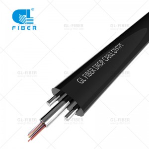 Câble à fibre optique GYXTPY avec élément de force métallique