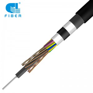 GYFTA54 Anti-Rodent and Anti-termi Optical Cable with Double Metallic Armors and Nylon Sheat