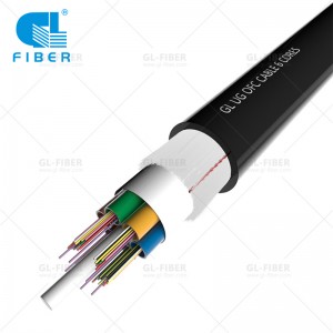 Cable de tubo solto trenzado GYFTY con membro de resistencia central non metálico