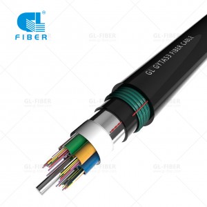 Direct Buried Double Armored Double Jacket Fiber Optic Cable GYTA53