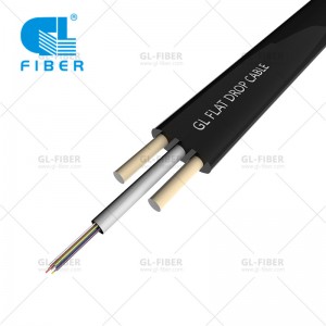 Non-Metallic Aerial Flat Drop Cable GYFXTBY