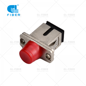 Fiber Optic FC adapteris
