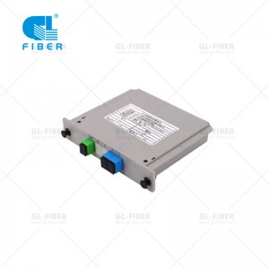 Splitter de fibre PLC tip casetă