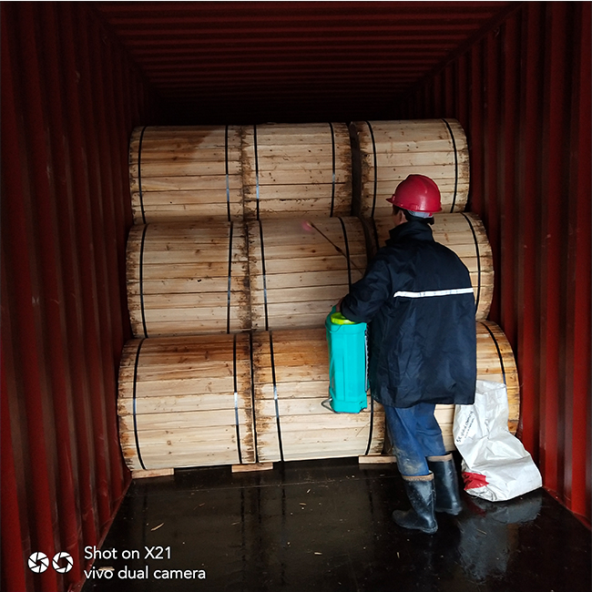 Levering, levering, installatie en inbedrijfstelling van 700 km ADSS glasvezelkabel naar Ecuador