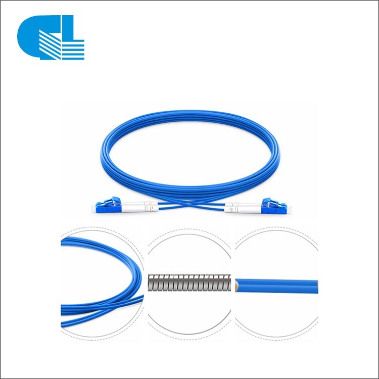 Armored Fiber Optic Patch Cable