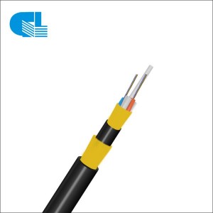 Double Layer Aerial ADSS All-Dielectric Self-Supporting Fiber Cable For 150M-1600M Long Span