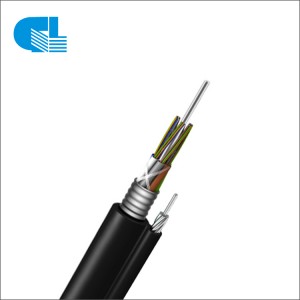Caixa de connexió de fibra de 12 nuclis de la millor qualitat - Cable GYTC8S/GYTC8A Figura-8 amb cinta d'acer / cinta d'alumini - Tecnologia GL
