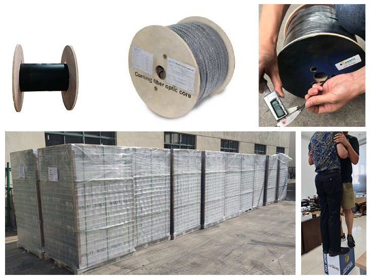 ftth-drop-cable-packaging-pvc drum