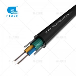 8-12 Core GYXTW Fiber Optic Cable Fun Aerial ati Duct Ohun elo
