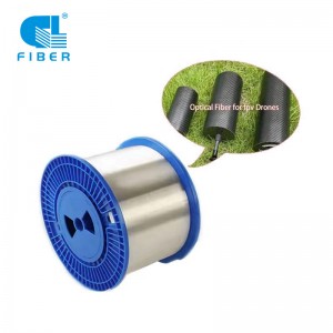 G657A2 Bare Optical Fiber Spool 0.20mm 0.25mm 0.27mm For UAV FPV Drones