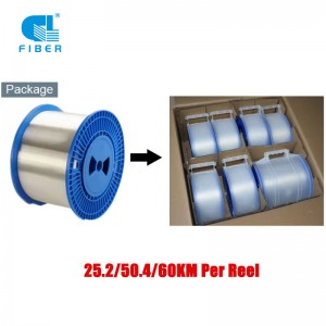 25.2KM 50.4KM Indoor Outdoor Use SM Optic Fiber G657A1 G657A2 Glass Bare Optical Fiber
